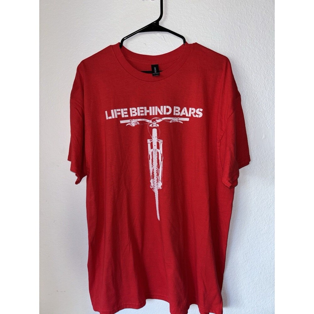 Cycling T-Shirt Lifer Behind Bars Mens Funny Cyclist Road Bike road MTB BMX XL